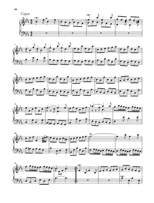 French Suite IV in E flat major BWV 815 (Revised Edition - w/o Fingering) - Bach/Scheideler - Piano - Book