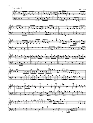 French Suite IV in E flat major BWV 815 (Revised Edition - w/o Fingering) - Bach/Scheideler - Piano - Book