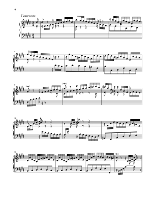 French Suite VI in E major BWV 817 (Revised Edition - w/o Fingering) - Bach/Scheideler - Piano - Book