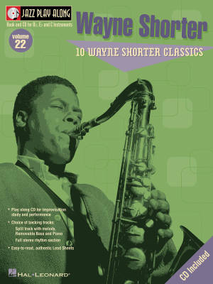 Wayne Shorter: Jazz Play-Along Volume 22 - Book/CD