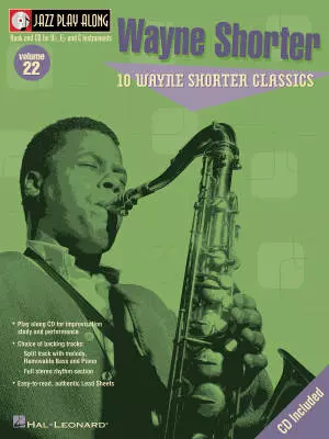 Hal Leonard - Wayne Shorter: Jazz Play-Along Volume 22 - Book/CD