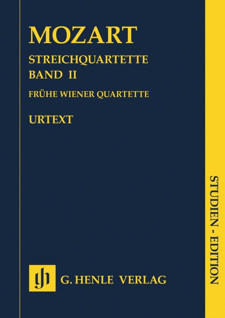 String Quartets Volume II (Early Viennese Quartets) - Mozart/Seiffert - Study Score - Book