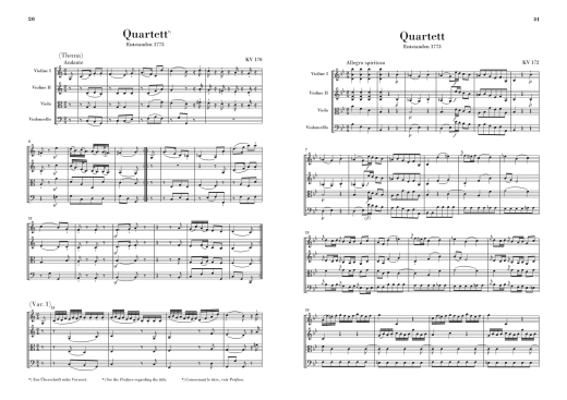 String Quartets Volume II (Early Viennese Quartets) - Mozart/Seiffert - Study Score - Book