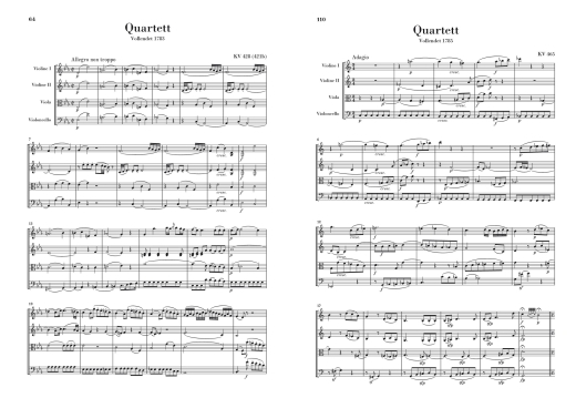String Quartets Volume III (Haydn Quartets) - Mozart/Seiffert - Study Score - Book