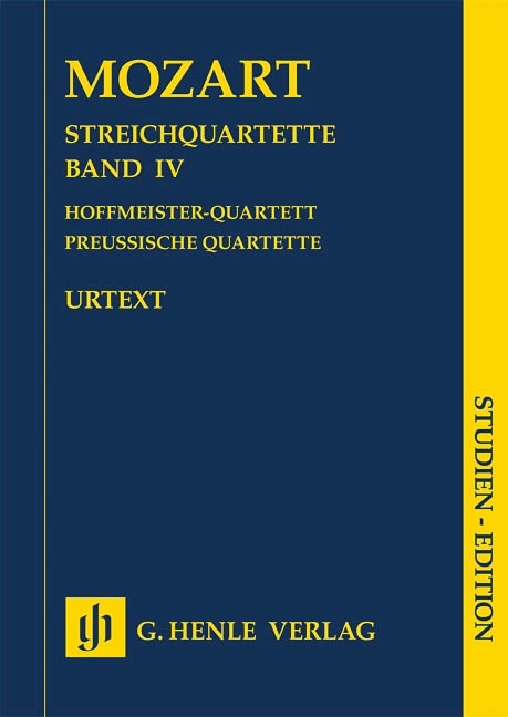 String Quartets Volume IV - Mozart/Seiffert - Study Score - Book