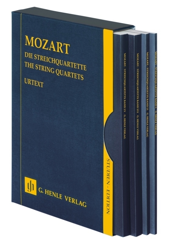 The String Quartets: 4 Volumes in a Slipcase - Mozart/Seiffert - Study Scores - Box Set