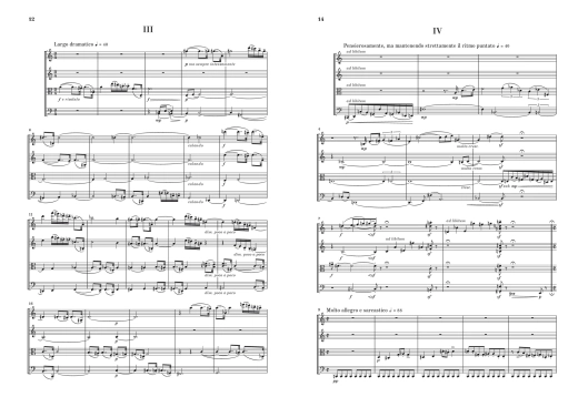 String Quartet op. 3 - Kissin - Study Score - Book