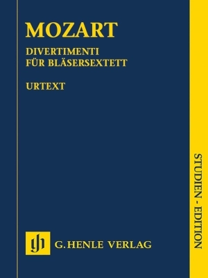 G. Henle Verlag - Divertimenti for 2 Oboes, 2 Horns and 2 Bassoons - Mozart/Loy - Study Score - Book