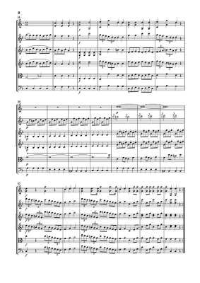 Ein Musikalischer Spass [A Musical Joke] K. 522 for 2 Violins, Viola, Basso and 2 Horns in F - Mozart/Loy - Study Score - Book