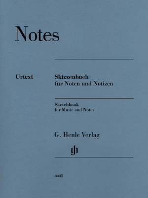 G. Henle Verlag - Sketchbook for Music & Notes - 14 Stave