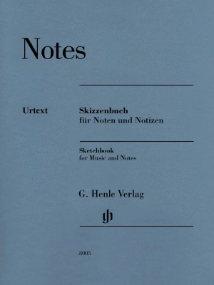 Sketchbook for Music & Notes - 14 Stave