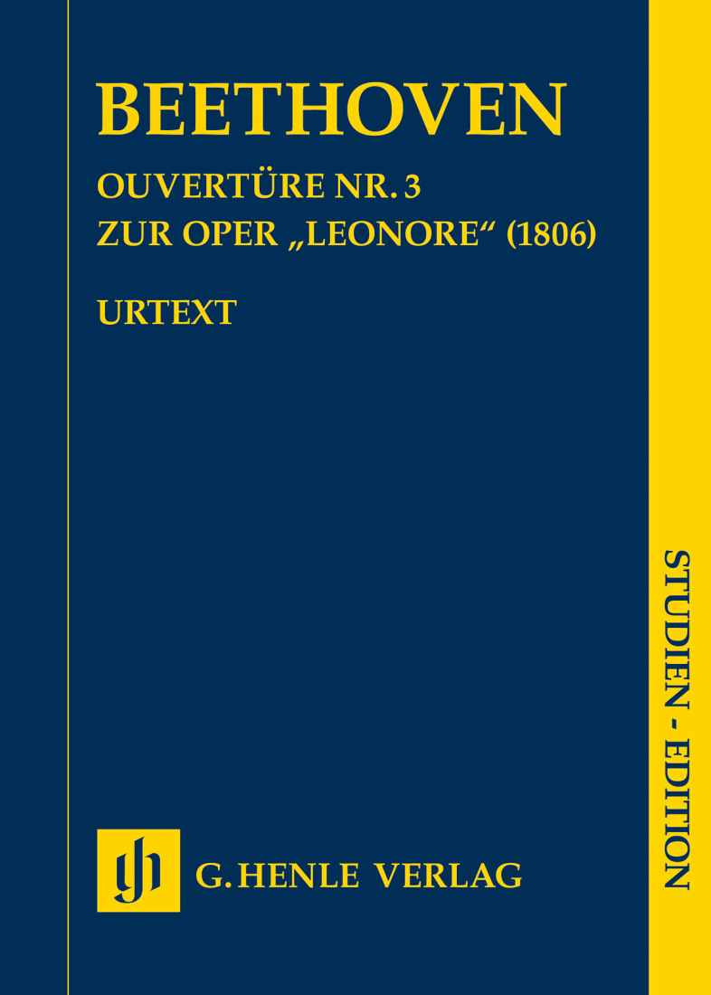 Overture no. 3 for the Opera Leonore (1806) - Beethoven/Luhning - Study Score - Book