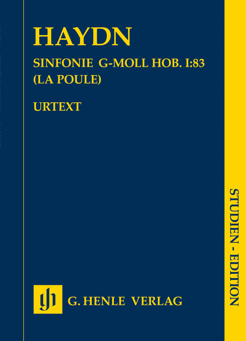 Symphony in G minor Hob. I:83 (La Poule) (Paris Symphony) - Haydn/Nakano - Study Score - Book
