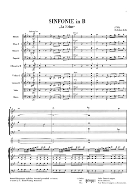 Symphony B flat major Hob. I:85 (La Reine) (Paris Symphony) - Haydn/Nakano - Study Score - Book
