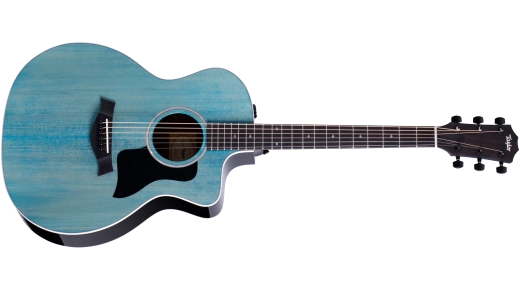 214ce Deluxe Limited Grand Auditorium Acoustic-Electric Guitar - Trans Blue