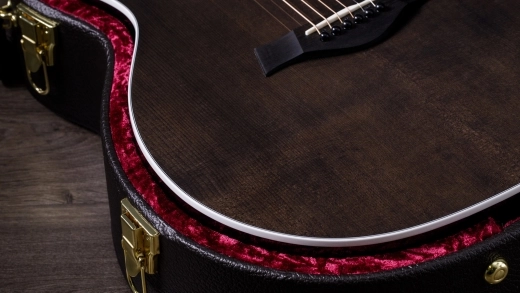 214ce Deluxe Limited Grand Auditorium Acoustic-Electric Guitar - Trans Grey