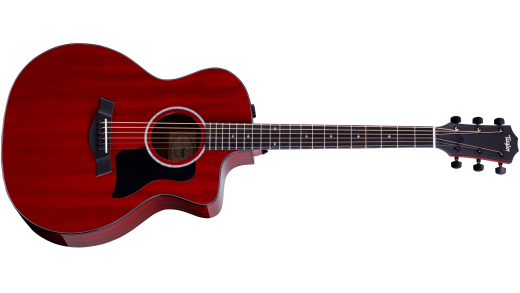 224ce Deluxe Limited Grand Auditorium Acoustic-Electric Guitar - Trans Red