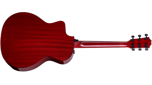 224ce Deluxe Limited Grand Auditorium Acoustic-Electric Guitar - Trans Red