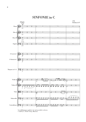 Symphony in C major Hob. I:97 (London Symphony) - Haydn/Zahn - Study Score - Book