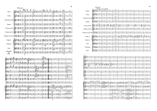 Symphony E flat major Hob. I:103 (Drumroll) (London Symphony) - Haydn/Unverricht - Study Score - Book