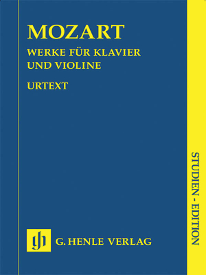 G. Henle Verlag - Works for Piano and Violin - Mozart /Seiffert /Schmid - Study Score - Book