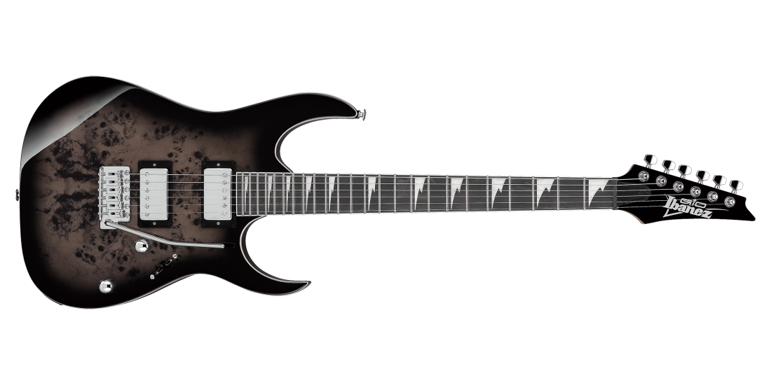 RG Gio Electric Guitar - Transparent Brown Black Burst