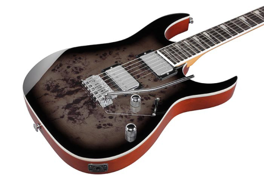 RG Gio Electric Guitar - Transparent Brown Black Burst