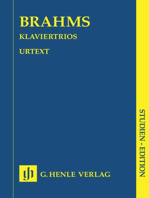 G. Henle Verlag - Piano Trios - Brahms/Herttrich - Study Score - Book