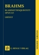 G. Henle Verlag - Clarinet Quintet in B minor op. 115 for Clarinet (A), 2 Violins, Viola and Violoncello - Brahms\/Kirsch - Study Score - Book