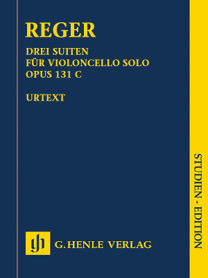G. Henle Verlag - Trois suites op.131c pour violoncelle seul Reger, Seiffert Partition dtude Livre