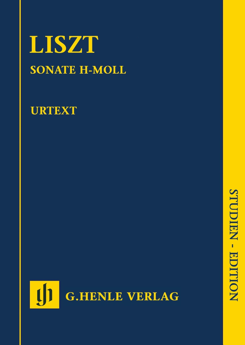 Piano Sonata in B minor - Liszt /Herttrich /Hamelin - Study Score - Book