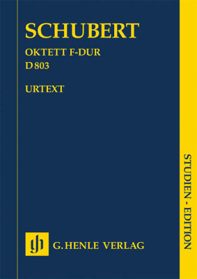 G. Henle Verlag - Octet in F major D 803 - Schubert/Jost - Study Score - Book