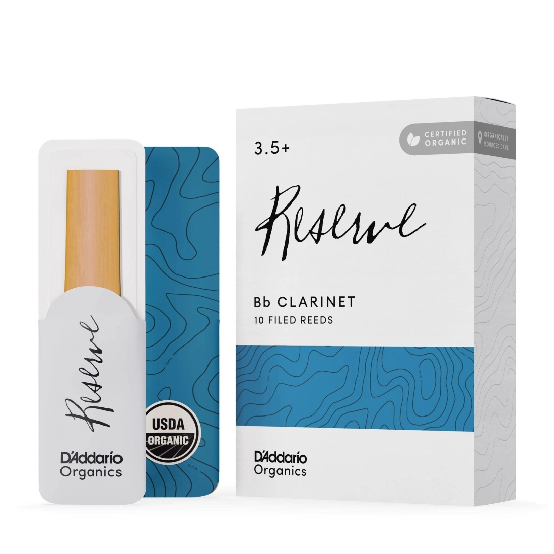 Organic Reserve Bb Clarinet Reeds 3.5+ (10 Pack)