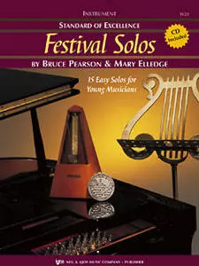 Kjos Music - Standard of Excellence: Festival Solos, Book 1 - Pearson/Elledge - Baritone BC - Book/CD