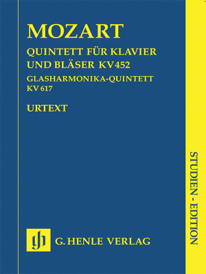 G. Henle Verlag - Quintet E flat major K. 452 for Piano and Wind Instruments and Harmonica Quintet K. 617 - Mozart /Seiffert /Wiese - Study Score - Book