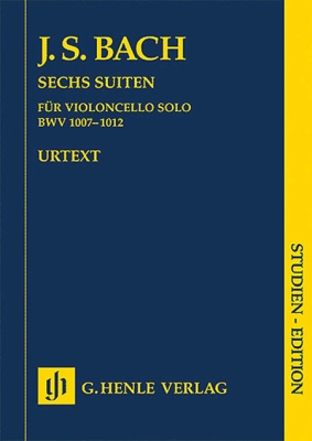 G. Henle Verlag - Six Suites BWV 1007-1012 for Violoncello Solo - Bach/Voss - Study Score - Book