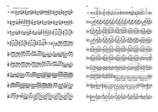 12 Capricci op. 25 for Violoncello solo - Piatti/Bellisario - Study Score - Book