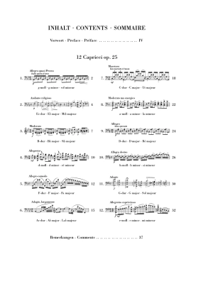 12 Capricci op. 25 for Violoncello solo - Piatti/Bellisario - Study Score - Book