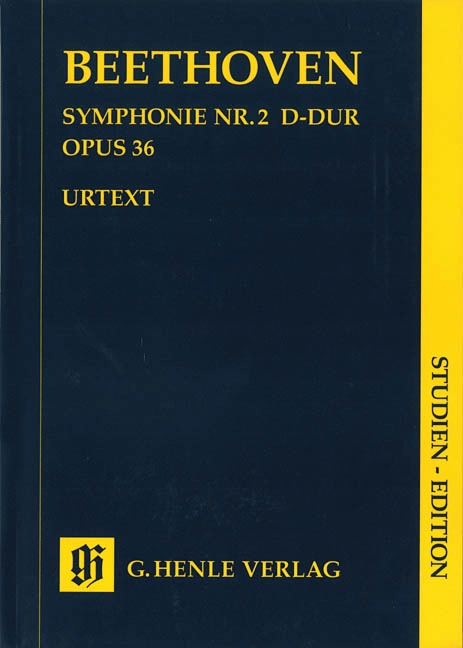 Symphony no. 2 in D major op. 36 - Beethoven/Raab - Study Score - Book