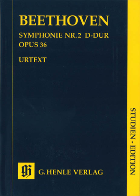 G. Henle Verlag - Symphony no. 2 in D major op. 36 - Beethoven/Raab - Study Score - Book
