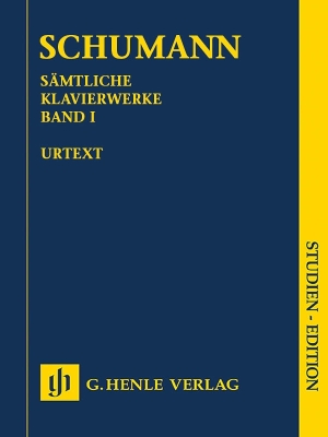G. Henle Verlag - Complete Piano Works, Volume I - Schumann/Herttrich - Study Score - Book