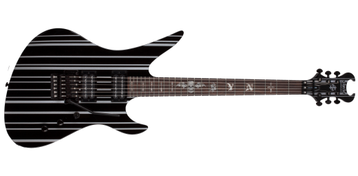 Schecter - Synyster Standard - Gloss Black with Silver Pinstripes