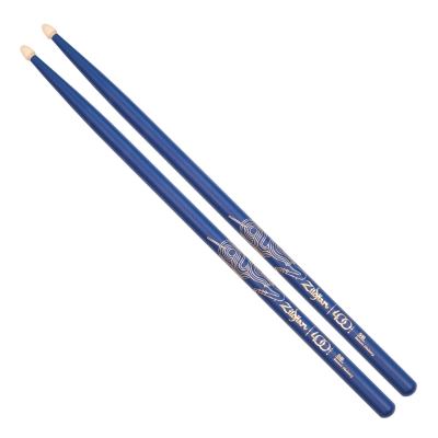 Zildjian - Limited Edition 400th Anniversary 5B Acorn Tip Blue Drumsticks