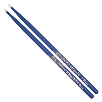 Zildjian - Limited Edition 400th Anniversary 5A Acorn Tip Blue Drumsticks