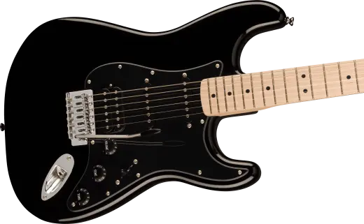 Sonic Stratocaster HSS, Maple Fingerboard - Black