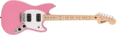 Squier - Sonic Mustang HH, Maple Fingerboard - Flash Pink