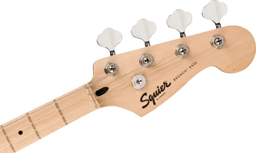 Sonic Bronco Bass, Maple Fingerboard - Arctic White