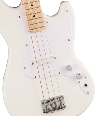 Sonic Bronco Bass, Maple Fingerboard - Arctic White