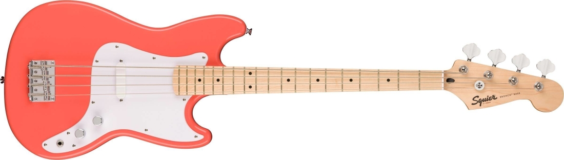 Sonic Bronco Bass, Maple Fingerboard - Tahitian Coral