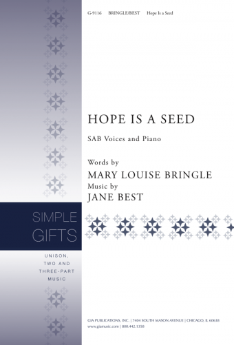Hope Is a Seed - Bringle/Best - SAB